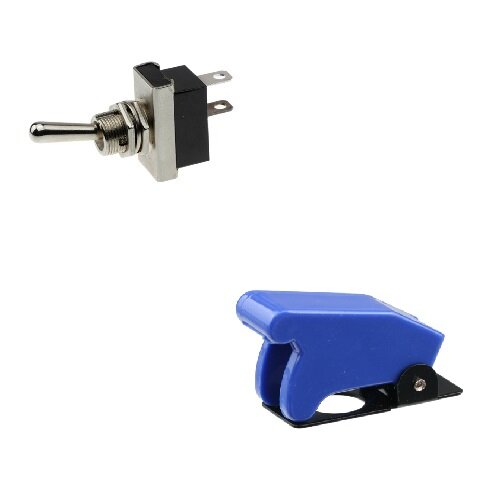 Kipptaster Switch 12V 25A Aus TASTER (Flash-off) inkl Schutzkappe
