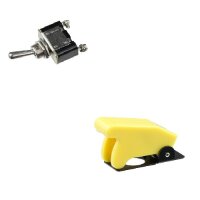 Kipptaster 12V 25A AusTASTER (Flash-off) inkl. Abdeckung