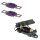 2 x Leistungssicherung Streifensicherung Mega violet 400A 32V inkl. Halter