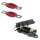 2 x Leistungssicherung Streifensicherung Mega rot 80A 32V inkl. Halter