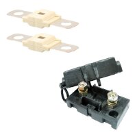 2 x Leistungssicherung Streifensicherung Midi weiss 80A...