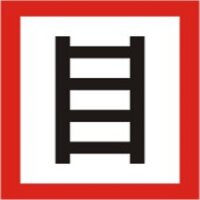 Stelle zum Anleitern Folie 200 x 250 mm