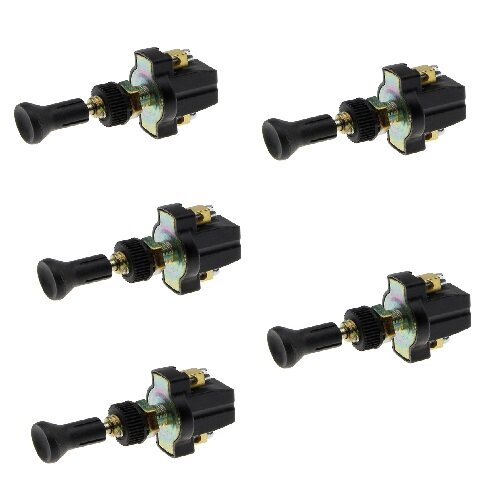 5x Zugschalter - Schalter ein/aus 12V