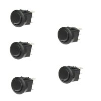 5x Wippschalter - Schalter ein/ein 12V (Wechselschalter)