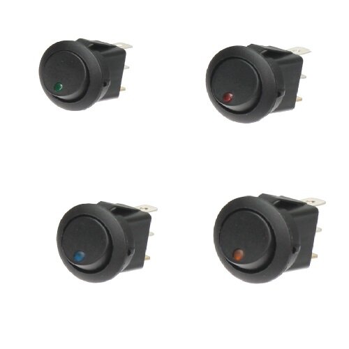 Set Wippschalter - Schalter ein/aus 12V LED