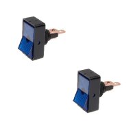 2x Wippschalter - Schalter ein/aus 12V 16A blau
