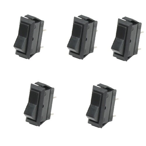 5x Wippschalter - Schalter ein/aus 12V