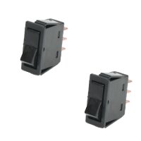 2x Wippschalter - Schalter ein/ein 12V (Wechselschalter)