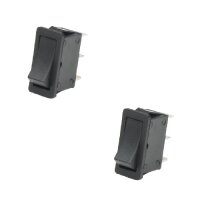 2x Wippschalter - Schalter ein/aus/ein 12V