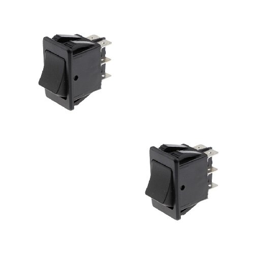 2x Wippschalter - Schalter ein/aus (double Pole) 12V 20A