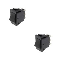 2x Wippschalter - Schalter ein/aus (double Pole) 12V 20A