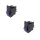 2x Wippschalter - Schalter ein/aus 12V 20A blau