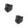 2x Wippschalter - Schalter ein/aus 12V 20A rot LED