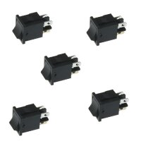 5x Wippschalter - Schalter ein/aus