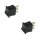 2x Wippschalter - Schalter ein/aus LED rot 12V 10A