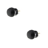 2x Druckschalter - Schalter ein/aus 12V LED grün