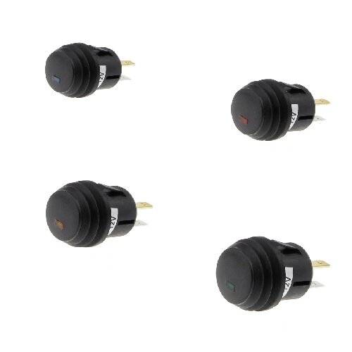 SET Druckschalter - Schalter ein/aus 12V LED