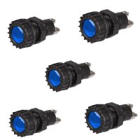 5x Kontrollleuchte, Kontrolllampe, Warnlampe 12V blau