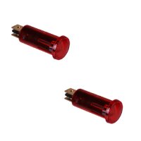 2x Kontrollleuchte, Kontrolllampe, Warnlampe 24V rot