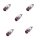 5x Kontrollleuchte, Kontrolllampe, Warnlampe, 12V rot LED
