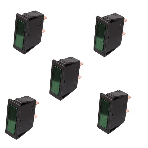 5x Kontrollleuchte, Kontrolllampe, Warnlampe, 12V grün