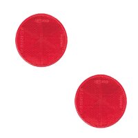 Set Reflektor / Katzenauge / Rückstrahler rot 60 mm...