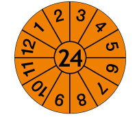 1000 Jahresmarken 2024 orange