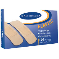 Actiomedic ELASTIC Pflasterstrip 25 x 72 mm / Inhalt 100...