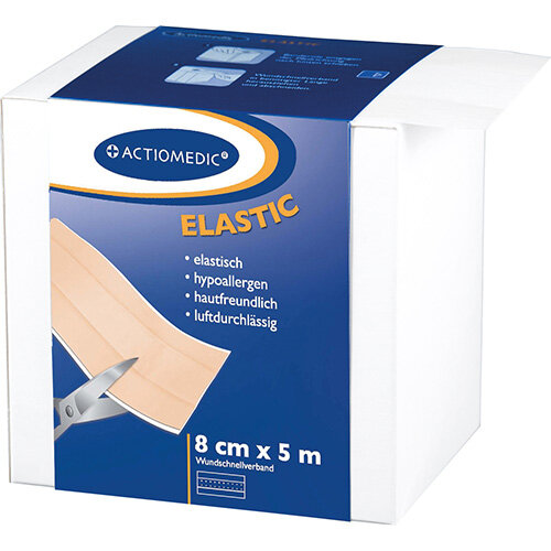 Actiomedic ELASTIC Wundschnellverband 5 m x 8 cm