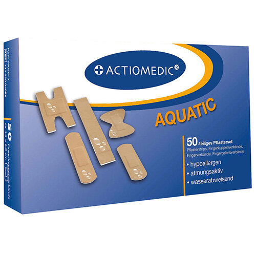 Actiomedic AQUATIC Pflasterset / Inhalt 50 Pflaster