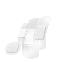 20 Lifemed Pflaster-Strips halbtransparent Allround 4...