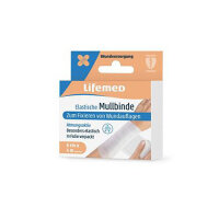 Lifemed Elastische Mullbinde 4m x 6cm weiß