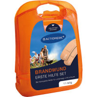 ACTIOMEDIC Brandwundset Minii in Kunststoffbox 95 x 30  x...