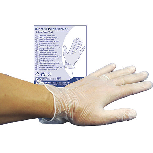 ACTIOMEDIC Einmalhandschuhe im Polybeutel / Inhalt 4 Stück