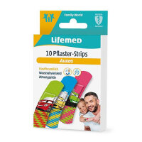 10 Lifemed Pflaster-Strips 6cm x 1,7cm Autos