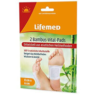 2 Lifemed Bambus-Vital-Pads 8cm x 6cm weiss