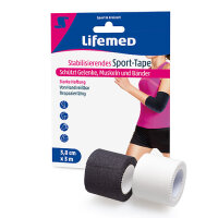 Lifemed stabilisierendes Sport-Tape 3m x 3,8cm farbig sortiert
