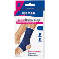 Lifemed elastische Sportbandage blau...
