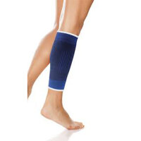 Lifemed elastische Sportbandage blau Wadenschutz Gr. S-XL