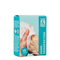 10 Clean & Fresh Desinfektionstücher 14cm x 19cm...