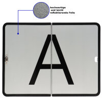 A Tafel Abfalltafel Abfallschild Abfalltransport...