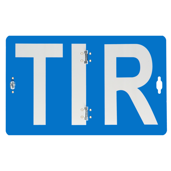 TIR Tafel Warnschild klappbar