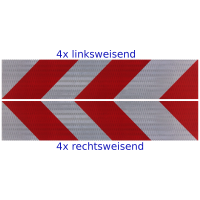 Container Warnmarkierung Set 705x141mm 8 Streifen...