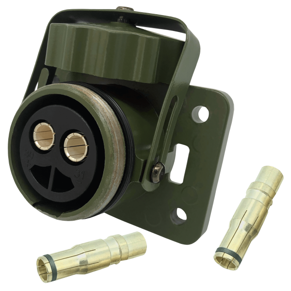 12V+24V 2-Pol Steckdose Nato 35mm²