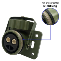 12V+24V 2-Pol Steckdose Nato 35mm²