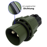 12V+24V 2-Pol Stecker Nato 35mm² mit Schraubverschluss