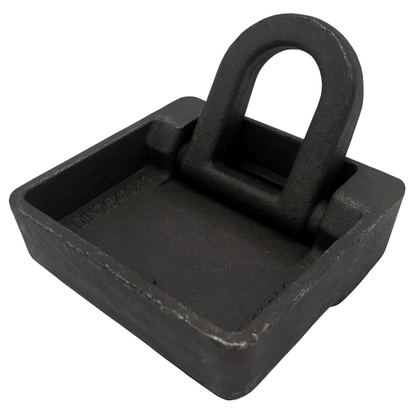 Zurrmulde mit Ring klappbar 2500 daN 95x90x29 zum anschweißen