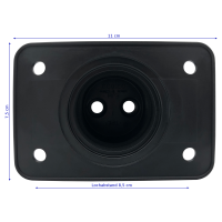 Kabelführung Dichtung für Nato Dose 2 polig