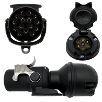 Spannungsreduzierer 15-pol 24V LKW auf 7-pol 12V...