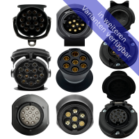 Spannungsreduzierer 15-pol 24V LKW auf 7-pol 12V Anhänger PKW